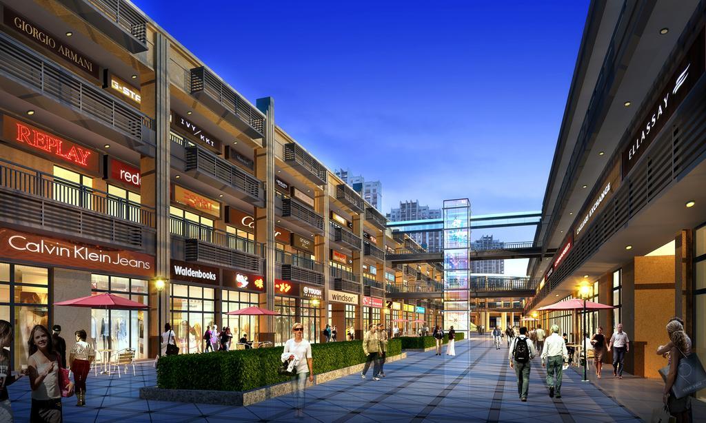 Omeiga Business Hotel Yiwu (Zhejiang) Buitenkant foto